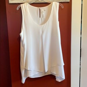 NY Collection Woman sleeveless layered top 1X